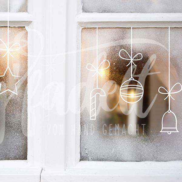 Plotterdatei 'Weihnachtsdeko Fenster'